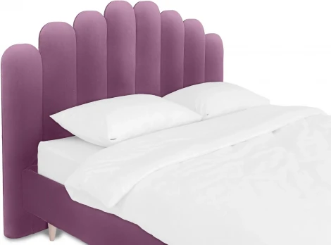 Кровать Queen II Sharlotta L 1600 ОГОГО (арт.577068), (Ткань/Сиреневый)