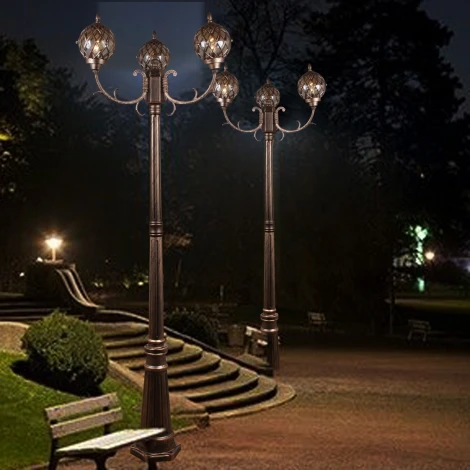 Наземный фонарь Reluce 09018-0.7-003SL 2,2m BKG (220V)