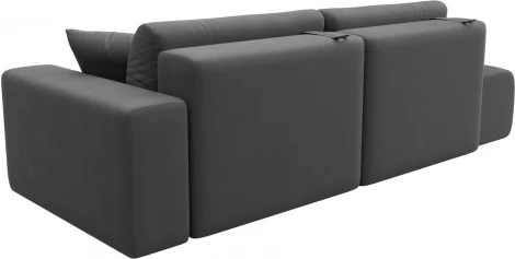 Диван прямой Лига-036 НПБ Модерн подлокотник справа Лига Диванов (Замша) арт.127721