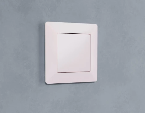 Лицевая панель Ambrella Volt ALFA (Жемчуг) заглушка для суппорта QUANT AP2160