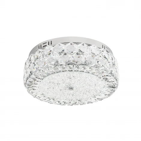 Потолочный светильник светодиодный хрустальный с регулировкой цветовой температуры LED4U L1180-400 CR