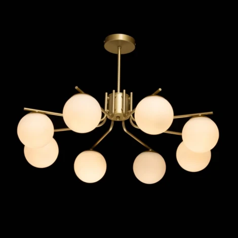 Потолочная люстра на штанге De City Оливия 306017208 (плафоны шарики)