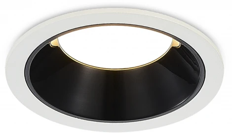 Встраиваемый светильник ST Luce ST755.438.07 Черный LED 1*7W (220V, круглые)