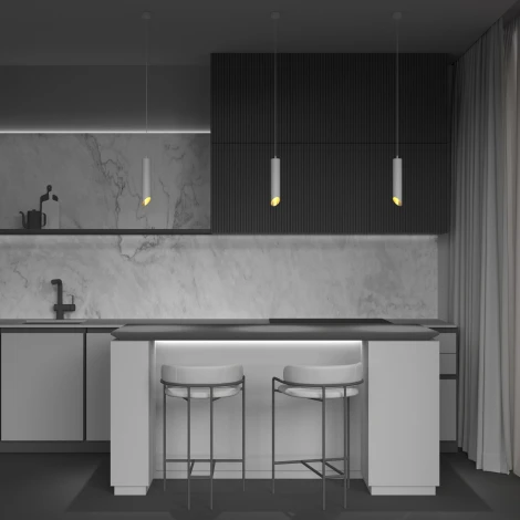 Подвесной светильник Lipari GU10 1x35Вт Maytoni Technical P044PL-01-40GU10-W (220V, на проводе, круглые)