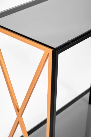 Консольный стол AllConsoles 1033-CB_G grey черный муар, золотой