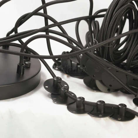 Подвесной светильник Lussole Loft Fairbanks LSP-9554 (220V, на проводе, паук, IP21)