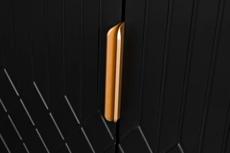 Комод черный  150*55*90см Garda Decor арт.77IP-2310