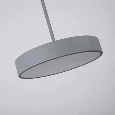 Подвесной светильник Wi-Fi Turna One D30 Gray By By ImperiumLoft Turna-One01 (LED, 220V, голосовое управление, умный дом - Алиса, на проводе, круглые)