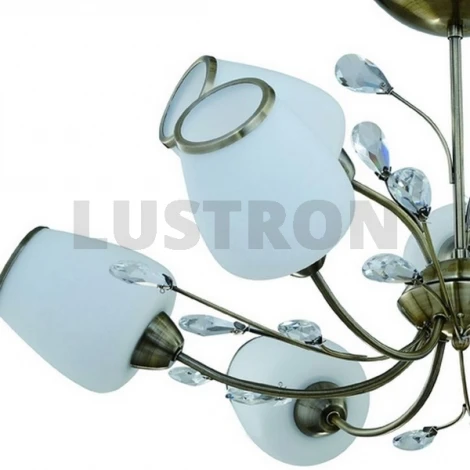 Потолочная люстра IDLamp Elda 834/9PF-Oldbronze
