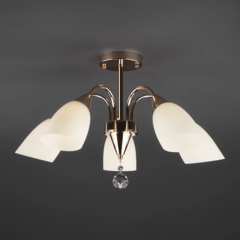 Потолочная люстра Eurosvet Ellene 30149/5 золото (220V)
