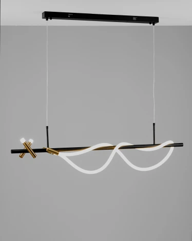 Подвесной светильник светодиодный с гибким неоном Moderli True V10685-PL (220V, на тросе)