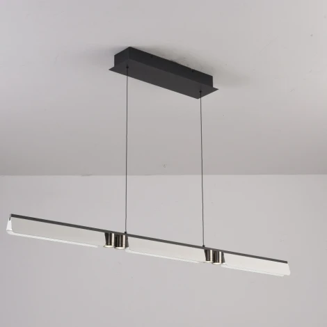 Подвесной светильник iLedex Vision 9309D-1200-2 WH+BK (220V, на проводе)