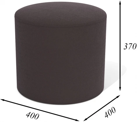 Пуф Arsko Сканди 3 коричневая рогожка