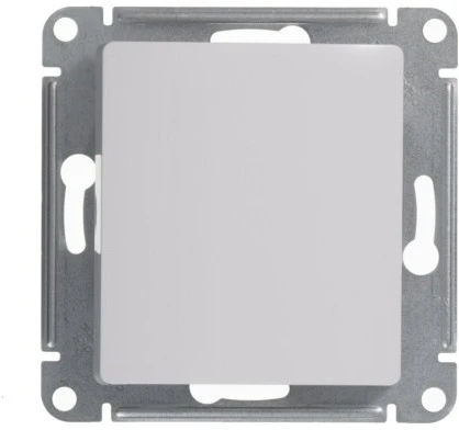 Выключатель встраиваемый одноклавишный (белый) Systeme Electric GSL000161