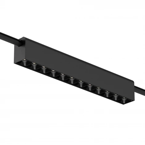 Трековый светильник модульный низковольтный светодиодный 24V 12W 3000K Maytoni Technical Points TR237-1-12W3K-B