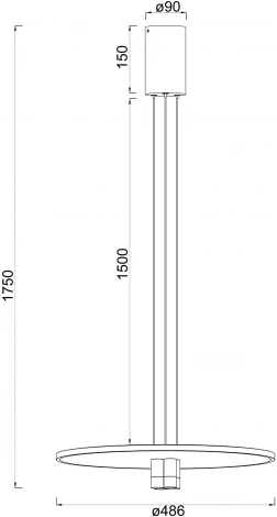 Подвесной светильник Mantra Nomada 8983 (LED, 220V, на тросе)