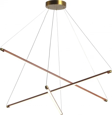 Подвесной светильник ST Luce Brick SL6225.303.03 Латунь/Терракотовый, Белый LED 3*13W 3000K