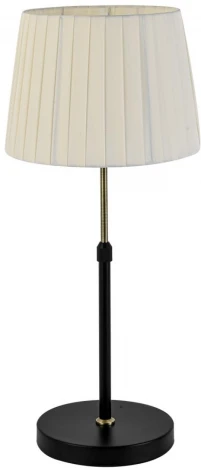 Настольная лампа с выключателем Lumion Tune 8302/1T бронза/черный/бежевый, металл/текстиль E27 1*60W 220V
