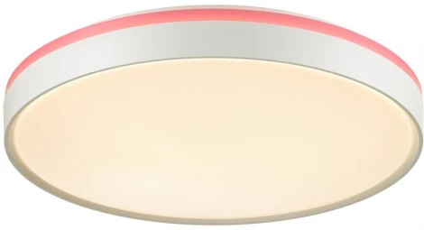 Настенно-потолочный светильник Sonex Kezo Pink 7708/EL пластик/розовый LED 70Вт 3000-6000К D500 IP43 пульт ДУ (220V, круглые)