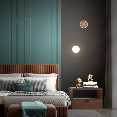 Подвесной светильник Ofelia A Black Imperiumloft Ofelia01 (232232-23) (220V, на проводе, шар, кольцо)