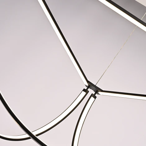 Подвесной светильник Solana Light 3 Black By ImperiumLoft Solana-Light01 (LED, 220V, пульт управления, на тросе)