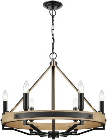 Подвесная большая люстра Wertmark Brenda WE586.06.023 (220V, на цепи, свеча)