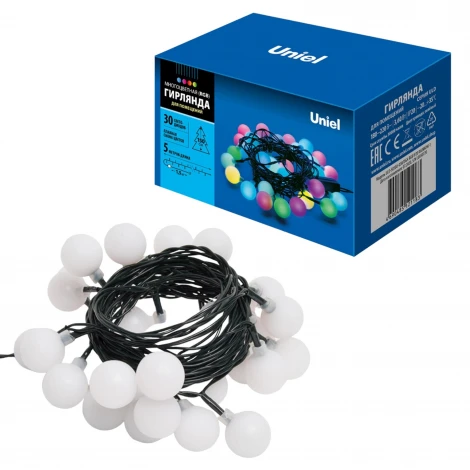 Гирлянда Uniel ULD-S0500-030/DGA RGB IP20 RAINBOW-1