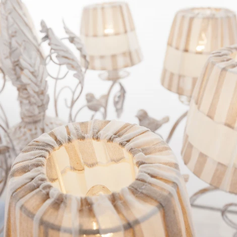 Подвесная люстра IDLamp Nido 555/8-Whitepatina