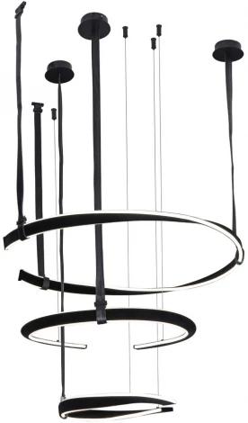 Подвесной светильник ярусный светодиодный Led 55W+35W+25W Kink Light Маджена 07656-3A,19(4000K) (220V, на тросе, кольцо)