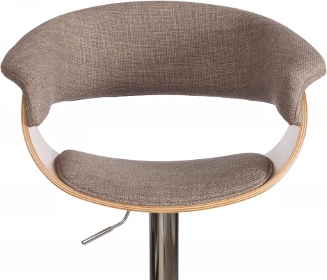 Барный стул VIMTA (mod.4021S) Tetchair (Металл,Дерево,Ткань/Бежевый,Хром) арт.21829