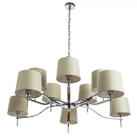 Подвесная большая люстра Divinare Soprano 1341/02 LM-10 (220V, на цепи)