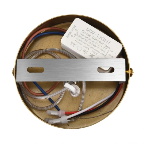 Подвесной светильник Lumion Lialda 8369/15L латунь/белый, металл/стекло LED 15W 3000/4000/6000K 220V