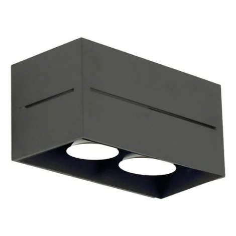 Накладной точечный светильник Lampex Quado PRO 689/2 CZA