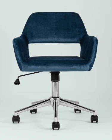 Кресло офисное Ross велюр синий УТ000003611