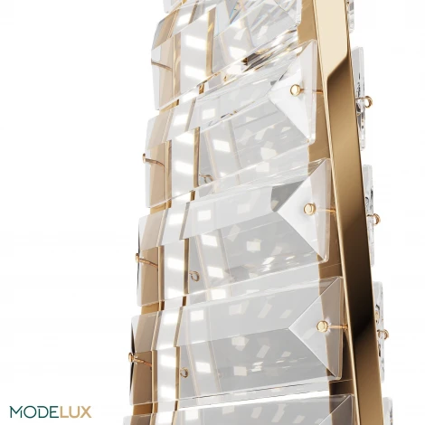 Подвесной светильник светодиодный хрустальный Modelux MODESTYLE MS.88910.1 GD