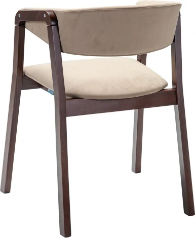 Кресло Dalia Soft Beige/Темный орех R-Home арт.400012520h_diagbeige_nut