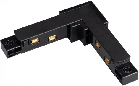 Коннектор угловой MAG-ORIENT-CON-L90-POWER (BK) (Arlight, IP20 Пластик) 036018