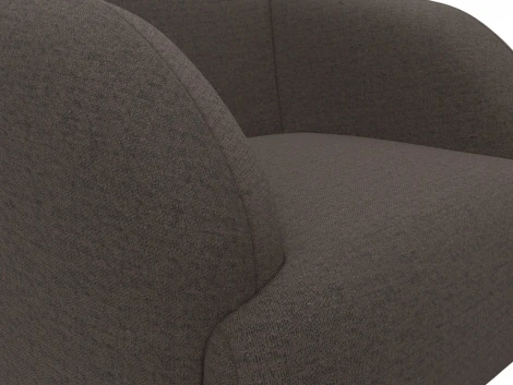 Кресло Лига-041 (Коричневый/Рогожка) Лига Диванов арт.125073