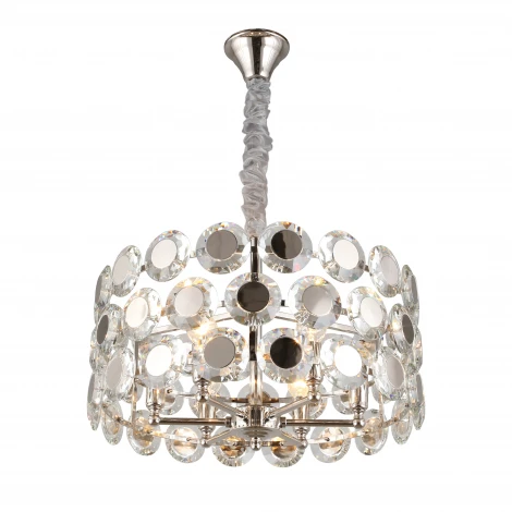 Подвесная люстра Aployt Wiola APL.745.03.06 (220V, хрусталь, на цепи, круглые)