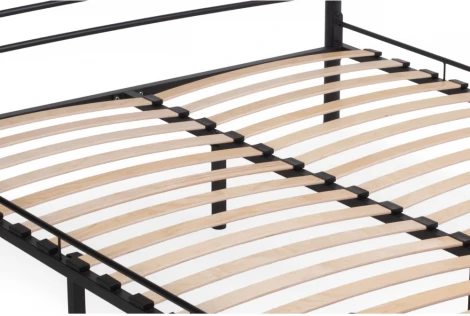 Двуспальная кровать Woodville Мэри 2 160х200 черная 402982