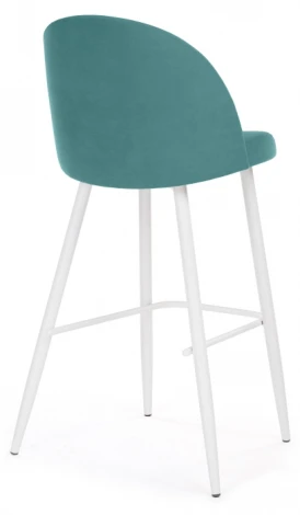 Барный стул Woodville Сондре бирюзовый / белый 464891