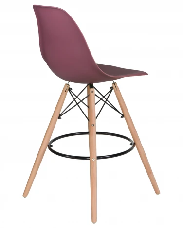 Стул барный DSW BAR (ножки светлый бук, цвет пыльная роза (NX-P-11))