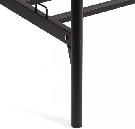 Кровать Tetchair Federica (Дерево гевея,Металл/Красный дуб,Черный) 20104