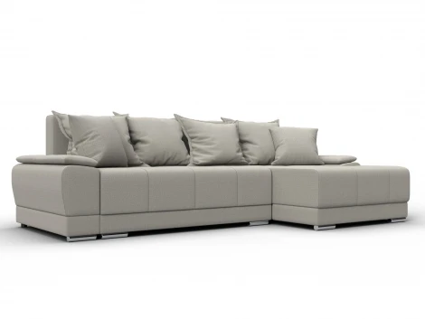 Диван угловой Лига-119 угол правый (ДСП,Брус,Фанера,ЛДС,Рогожка/Бежевый) Лига Диванов 137084