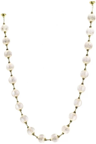 Подвесной светильник Odeon Light Crystal 5008/80L золотой/прозрачный/металл/акрил LED 80W (220V, шарики, бусы)