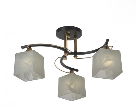 Потолочная люстра на штанге Мелодия Света SS1N P5535-3 BK+GD 000029940