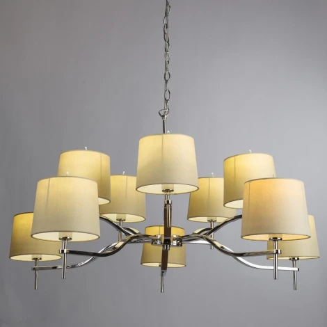 Подвесная большая люстра Divinare Soprano 1341/02 LM-10 (220V, на цепи)