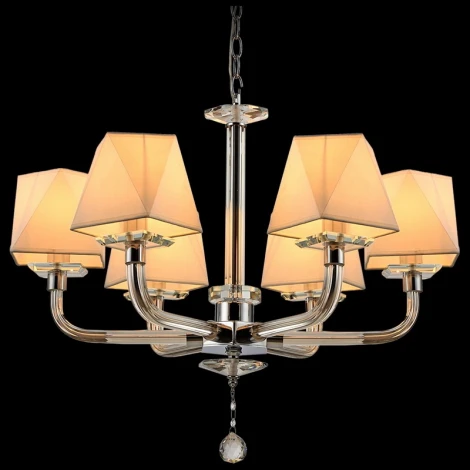 Подвесная люстра ILLUMICO IL6189-6P-27 CR (220V, на цепи)