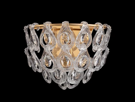 Бра хрустальное Newport 5250 5253/A gold (220V)