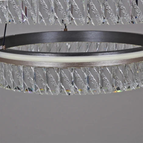 Подвесной светильник светодиодный с пультом Reluce 55008-0.4-600+400 (регулировка яркости, 220V, на тросе)